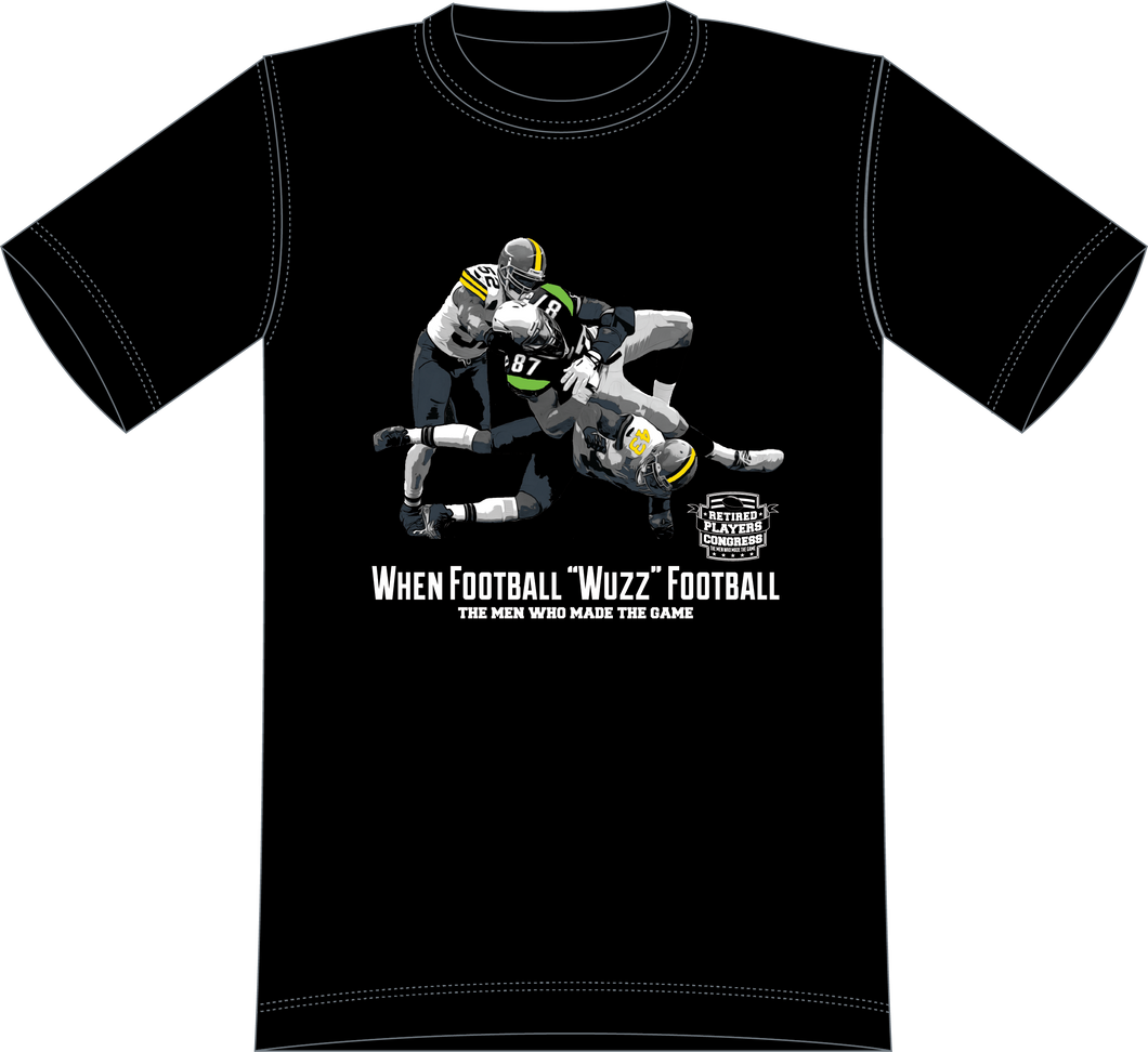 When Football “WUZZ” Football  T-Shirts